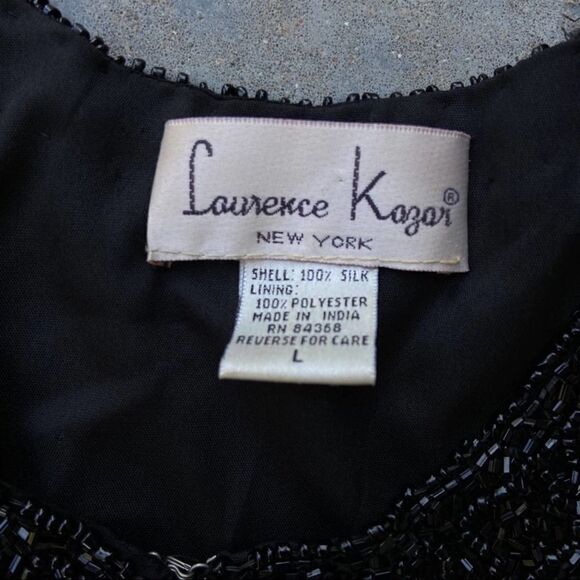 VINTAGE LAURENCE KAZAR Beaded Jacket Large - Picture 4 of 8